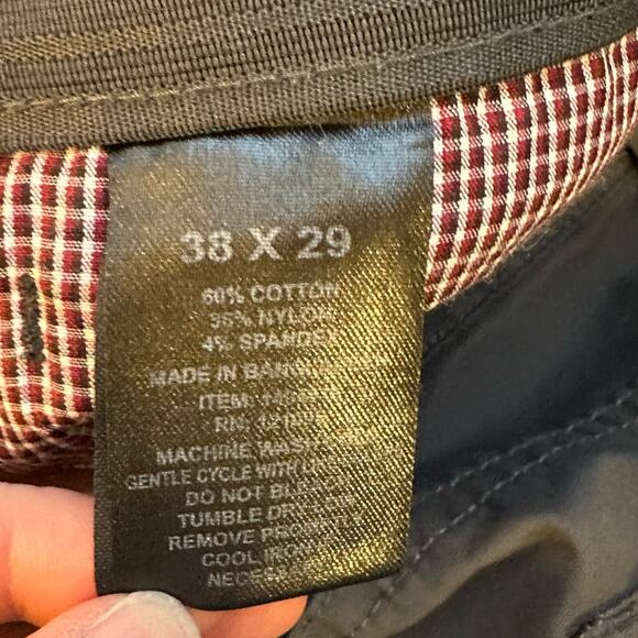 English Laundry Gray Flat Front Straight Leg Performance Wear Pants Size 38x29 - Picture 6 of 8